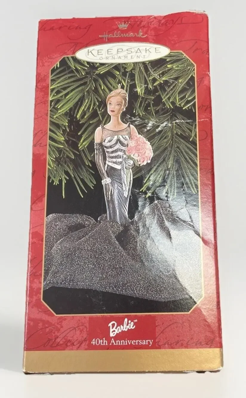 Hallmark Keepsake Christmas Ornament 40th Anniversary Barbie 1999